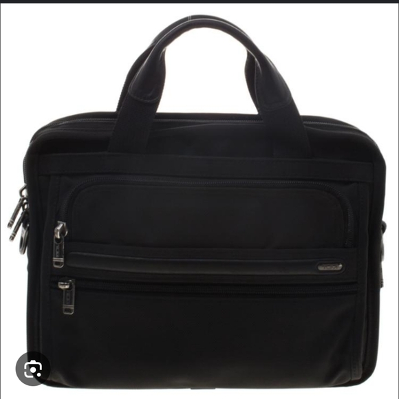 Tumi Alpha Nylon Expandable Laptop Bag - Picture 1 of 6